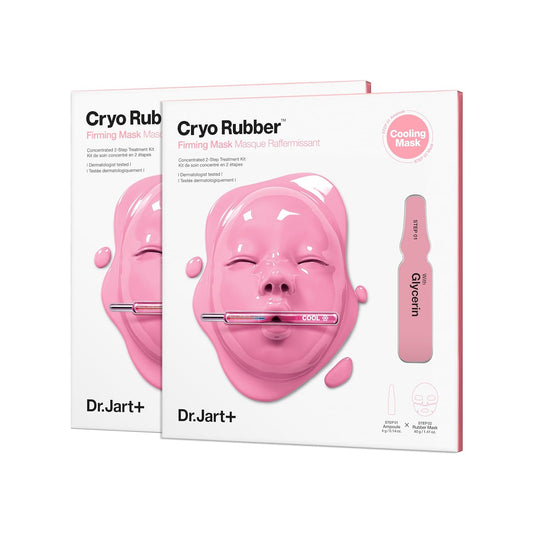 Cryo Rubber Cooling Korean Face Mask 2pack
