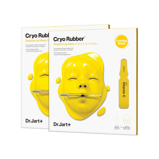 Cryo Rubber Cooling Korean Face Mask 2pack