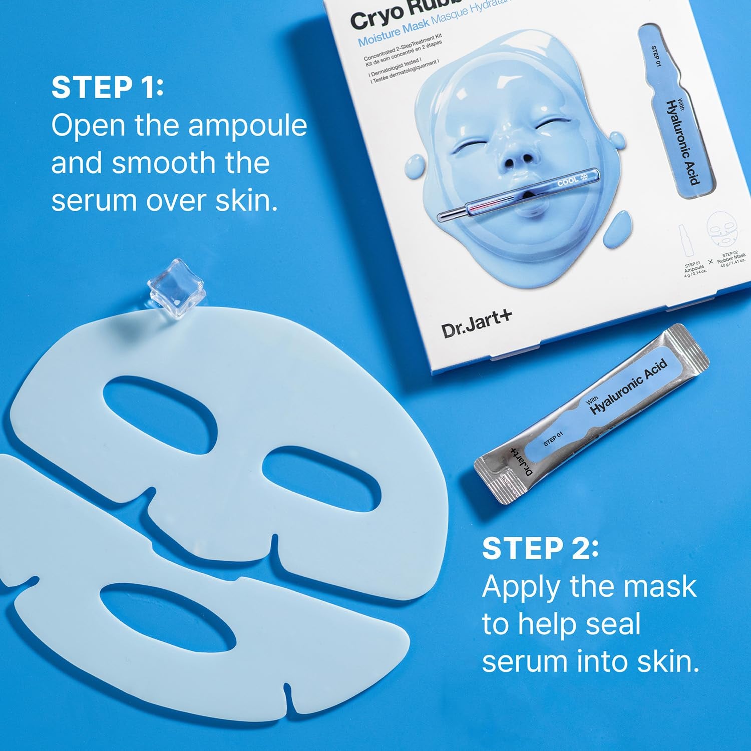 Cryo Rubber Cooling Korean Face Mask